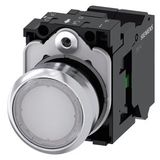 Illuminated pushbutton, 22 mm, roun...