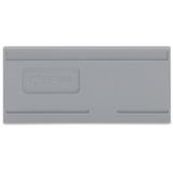 Separator plate 2 mm thick oversized gray