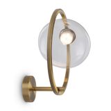 Modern Lunare Wall lamp Brass