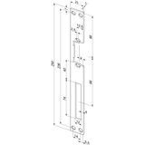 Flat strike plate -------18B35-01