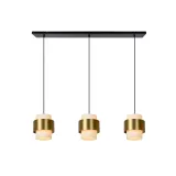 Lucide FIRMIN - Pendant light - 3xE27 - Matt Gold / Brass