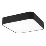 Metal & Acrylic Diffuser Black Outside Matt White Inside LED E27 4x12 Watt 230 Volt IP20 Bulb Excluded L: 46 W: 46 H: 10 cm