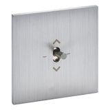 Art d'Arnould univers Epure 3-position roller shutter control - brushed steel