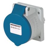 Mennekes Panel mounted recept., 16A3p6h230V, IP44 1668