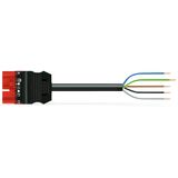 pre-assembled connecting cable;Eca;Plug/open-ended;red