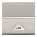 N2260 PL Universal push dimmer - 2M - Silver