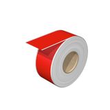 Device marking, halogen-free, Self-adhesive, 30000 x Polyester, red