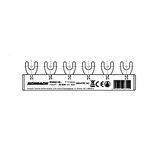 Compact-Busbar, 3-pole L1/L2/L3/L1/L2/L3, 6MW, 10mmý