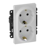 2x2P+E socket Valena Life - German std - 16 A - 250 V~ - white