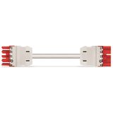 pre-assembled connecting cable;Eca;Plug/open-ended;red