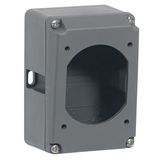 Box Hypra - IP44/66/67-55 - for surface mounting socket - 16 A - 2P+E - plast