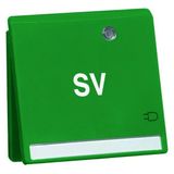 Steckdose SCHUKO, grün SV (885111)