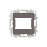 CP-MD-85TP Movement det. CP f@h Sky Central cover plate Brown - Sky Niessen