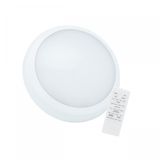 NYMPHEA CITY PRO 2 24/30W CCT 230V 120st IP65 IK08 FI320x80mm BWHITE ROUND 5 years warranty EMERGENCY with SENSOR