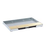 Lid flush box metal brass 8/12M