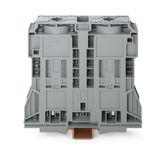 2-conductor through terminal block 185 mm² lateral marker slots gray