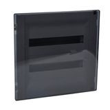 Flush-mounting cabinet Practibox³ -earth + neutral -transparent door -36 modules