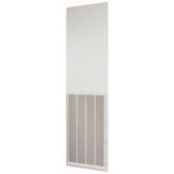 Rear wall ventilated, for HxW = 1800 x 1000mm, IP42, grey