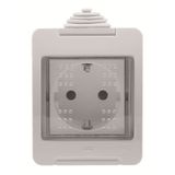 N3288 Socket outlet Schuko 1gang White - Zenit