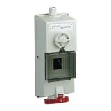 PratiKa interlocked socket - 32 A - 3P+E - 400..440 V AC - IP 65