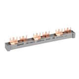 Supply busbar - fork-type - 4P - max 3 devices connected - 1 row