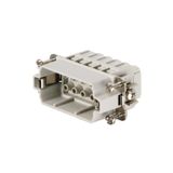 Contact insert (industry plug-in connectors), Male, 250 V, 16 A, Numbe