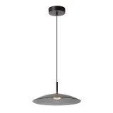 Lucide MENGA - Hanglamp - Ø 40 cm - LED Dimb. - 1x12W 2700K - Fumé