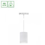 SYSTEM SHIFT BASIC - HANGIT LUMINAIRE SUSPENDED 55X95MM (1100MM WIRE) 7W 4000K WHITE