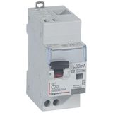 Monoblock differential circuit breaker DX³6000 10kA automatic high inlet low outlet screw U+N 230V~ - 20A - typeF 30mA