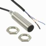 Proximity sensor, inductive, nickel-brass, long body, M18, shielded, 5