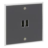 Art d'Arnould universe Memory dual USB A+A socket 15W - crystal