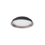 Triac Dimmable Sandy Black Outside  Coffee Inside   Aluminium & Acrylic  LED 30 Watt 230 Volt  1665Lm 3000K IP20   D: 45 H: 9.5 cm