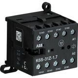 K6S-31Z-1.7-71 Mini Contactor Relay 24VDC, 1.7W