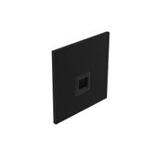 Art d'Arnould - 1 gang telephone socket UK secondary Epure - Matt Black