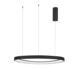 Triac Dimmable Sandy Black Aluminium  &Acrylic  LED 47 Watt 230 Volt   3340Lm 3000K IP20  D: 65 H: 150 cm Adjustable Height