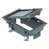 GES2 DB 7011 Service outlet for raised floor mounting 192x118x91