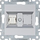 Prise RJ45 - argent