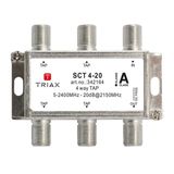 SCT 4-20, 4-way tap20dB 2.4GHz