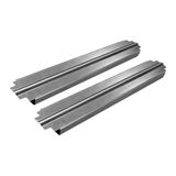 Slide-in rails for mounting plates in 500 mm deep enclosures