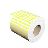 Device marking, Self-adhesive, halogen-free, 16.5 mm, Polyester, yello