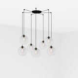 CLARA TRANSPARENT PENDANT LAMP E27 100W 7L