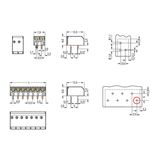 PCB terminal block 1.5 mm² Pin spacing 3.5 mm white