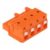 2231-704/026-000 1-conductor female connector; push-button; Push-in CAGE CLAMP®