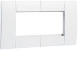 Outlet box 2 pang 45x45 traffic white