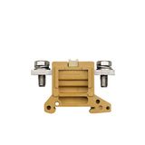 Feed-through terminal block, Screw connection, 50 mm², 1000 V, 150 A, 