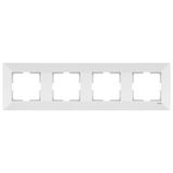 Karre Accessory White Four Gang Frame