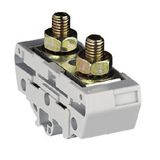 Plate power terminal blocks Viking 3 - for bars/lugs - asym rails -M10 -pitch 34