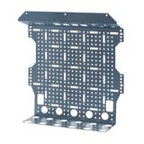 PM2x12RJ mounting plate perforated for socket and adapters rj