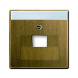 1803-840-500 CoverPlates (partly incl. Insert) Busch-dynasty® antique brass