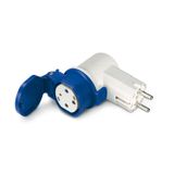 ADAPTOR 2P+E IP40 16A 200-250V AC